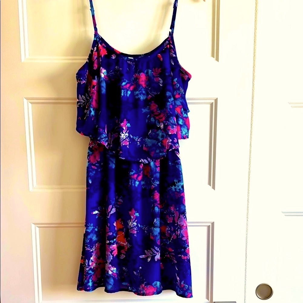 Floral Spaghetti Strap Dress